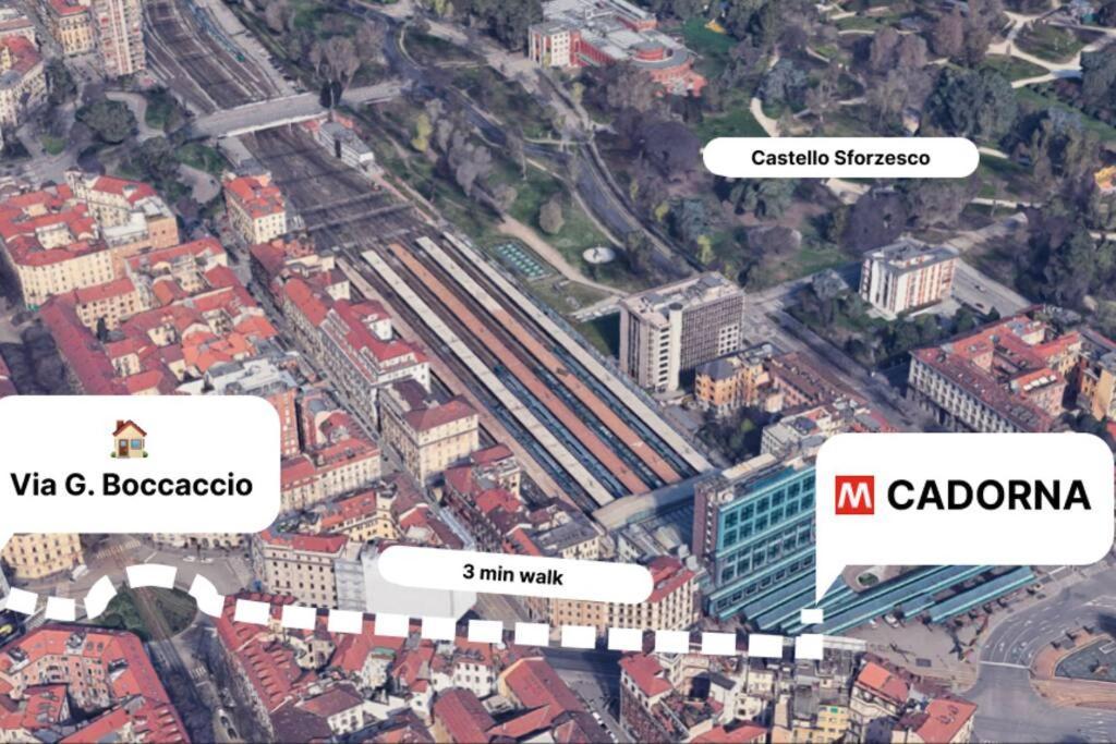 Cadorna Apartamento Milán Exterior foto